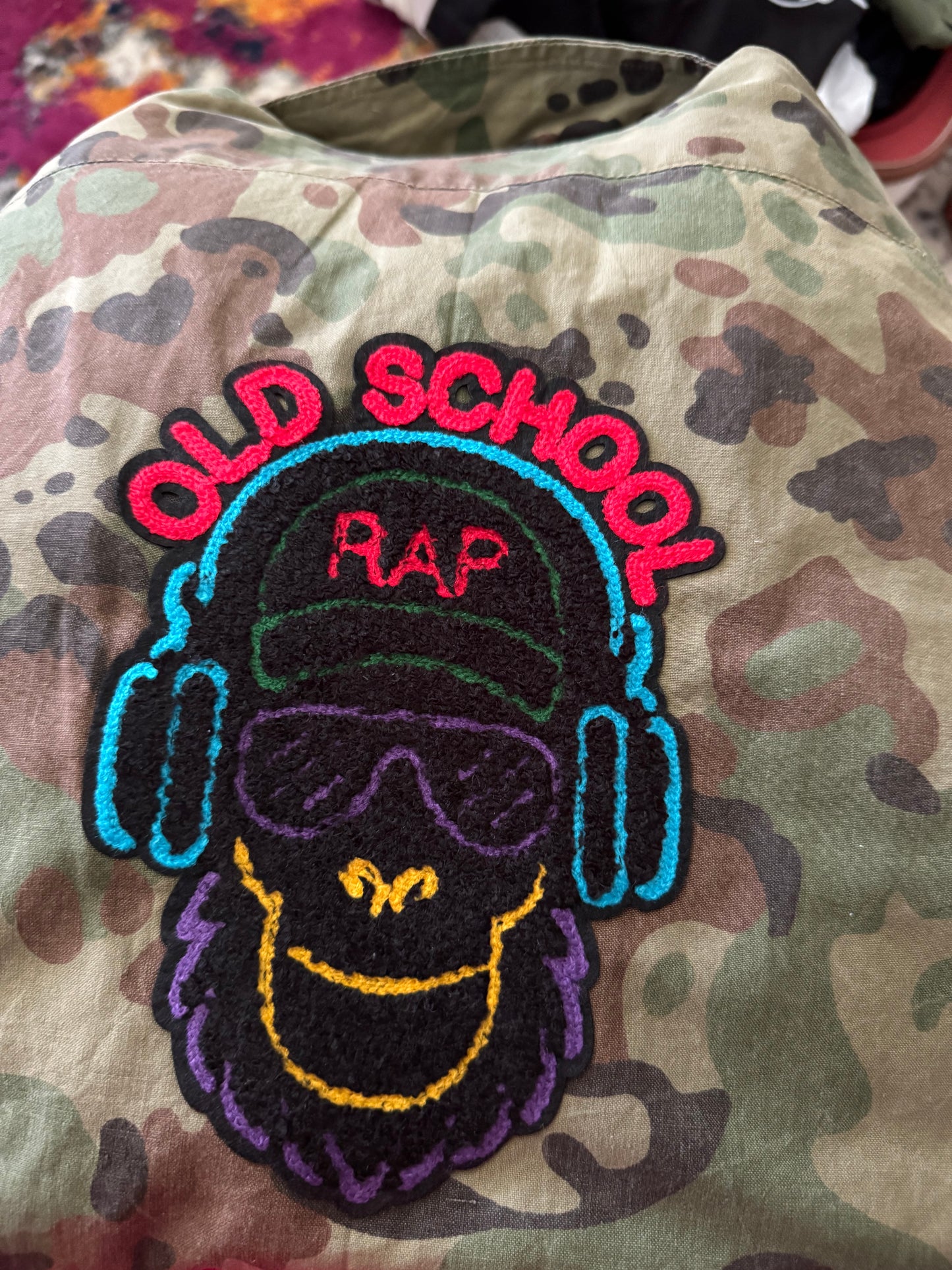 Custom Patch Jacket - Old School Rap