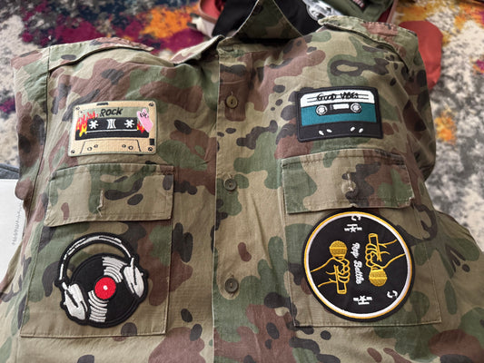 Custom Patch Jacket - Old School Rap