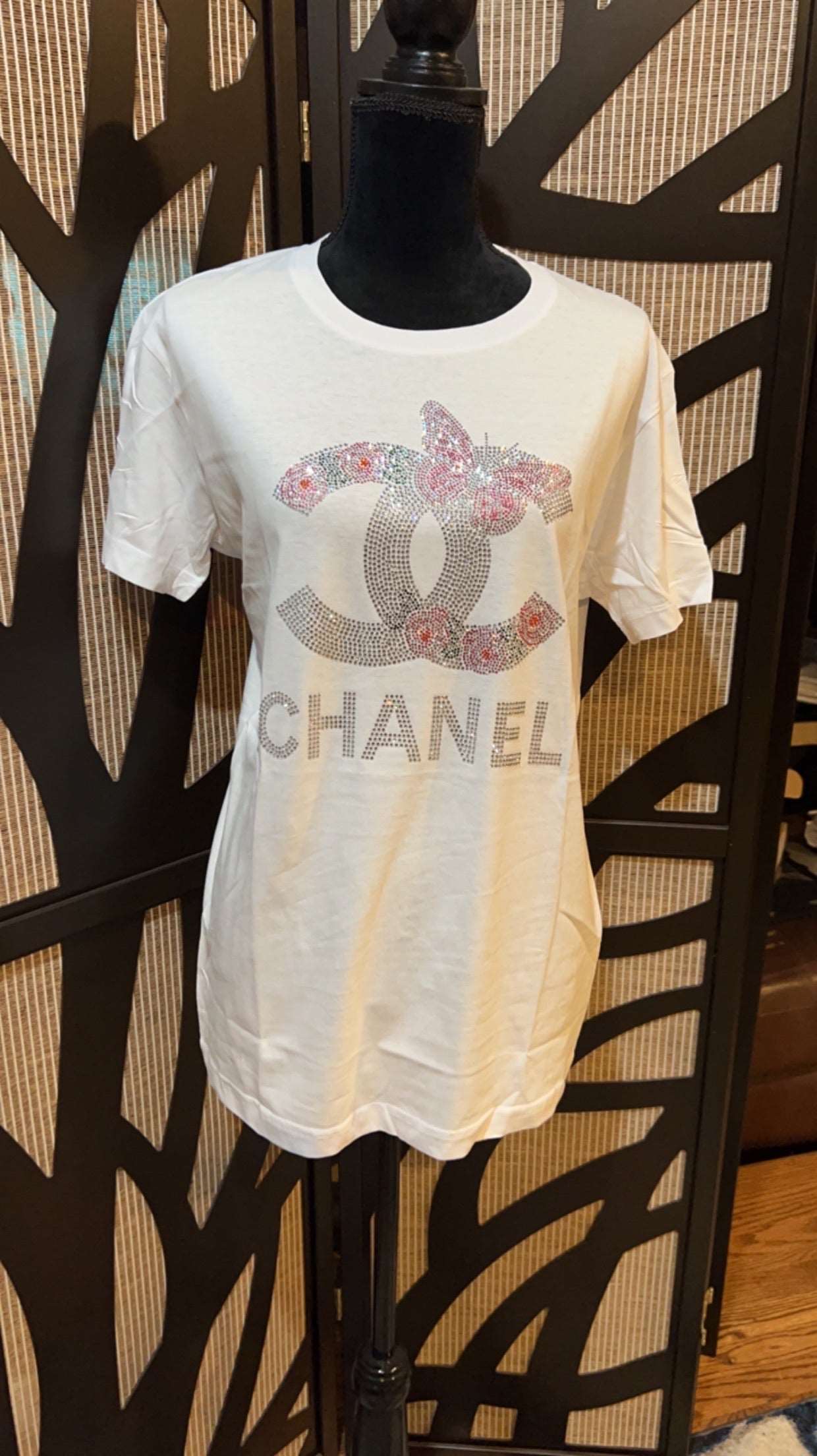 Chic C  Rhinestone T shirt