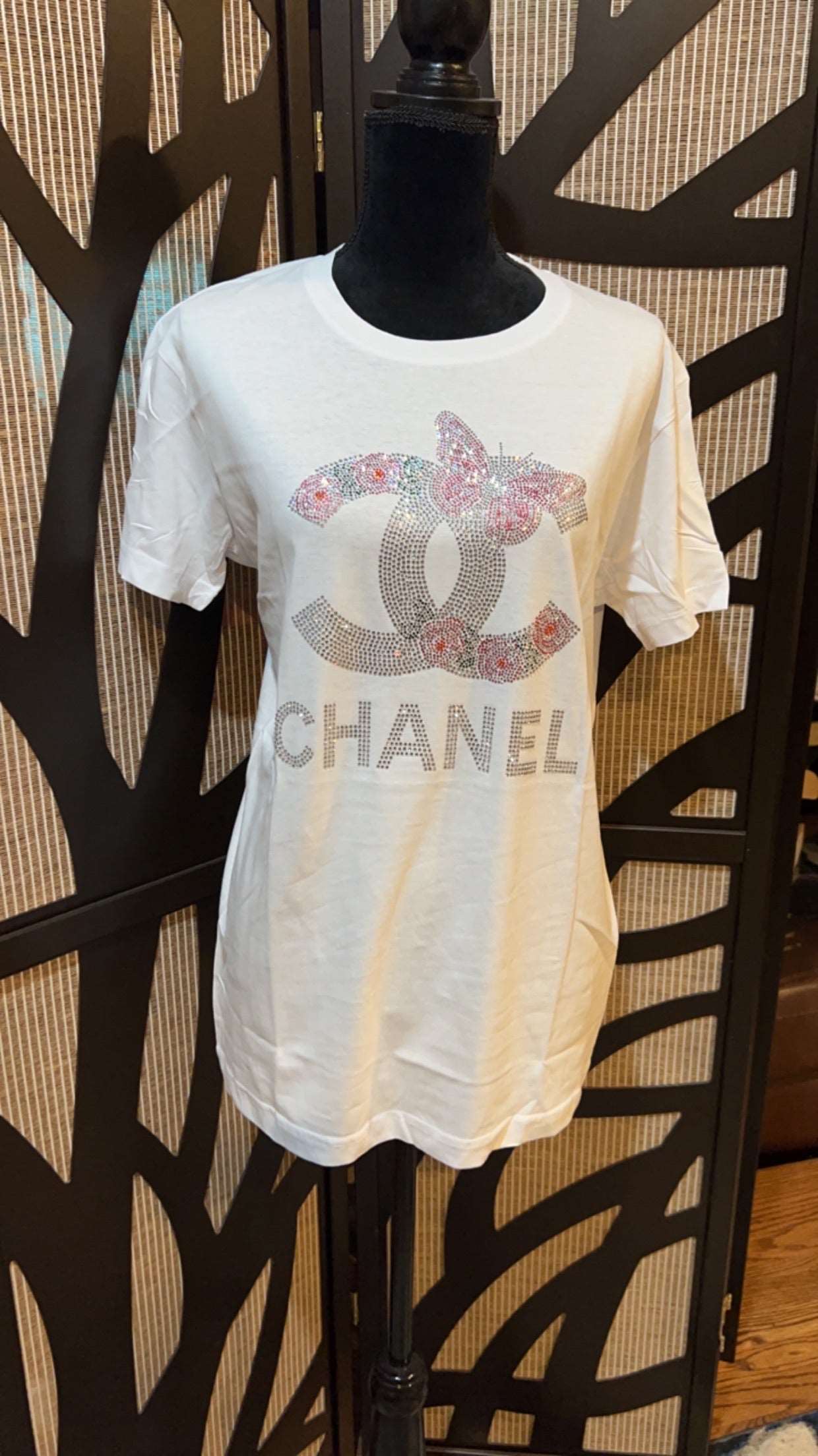 Chic C  Rhinestone T shirt