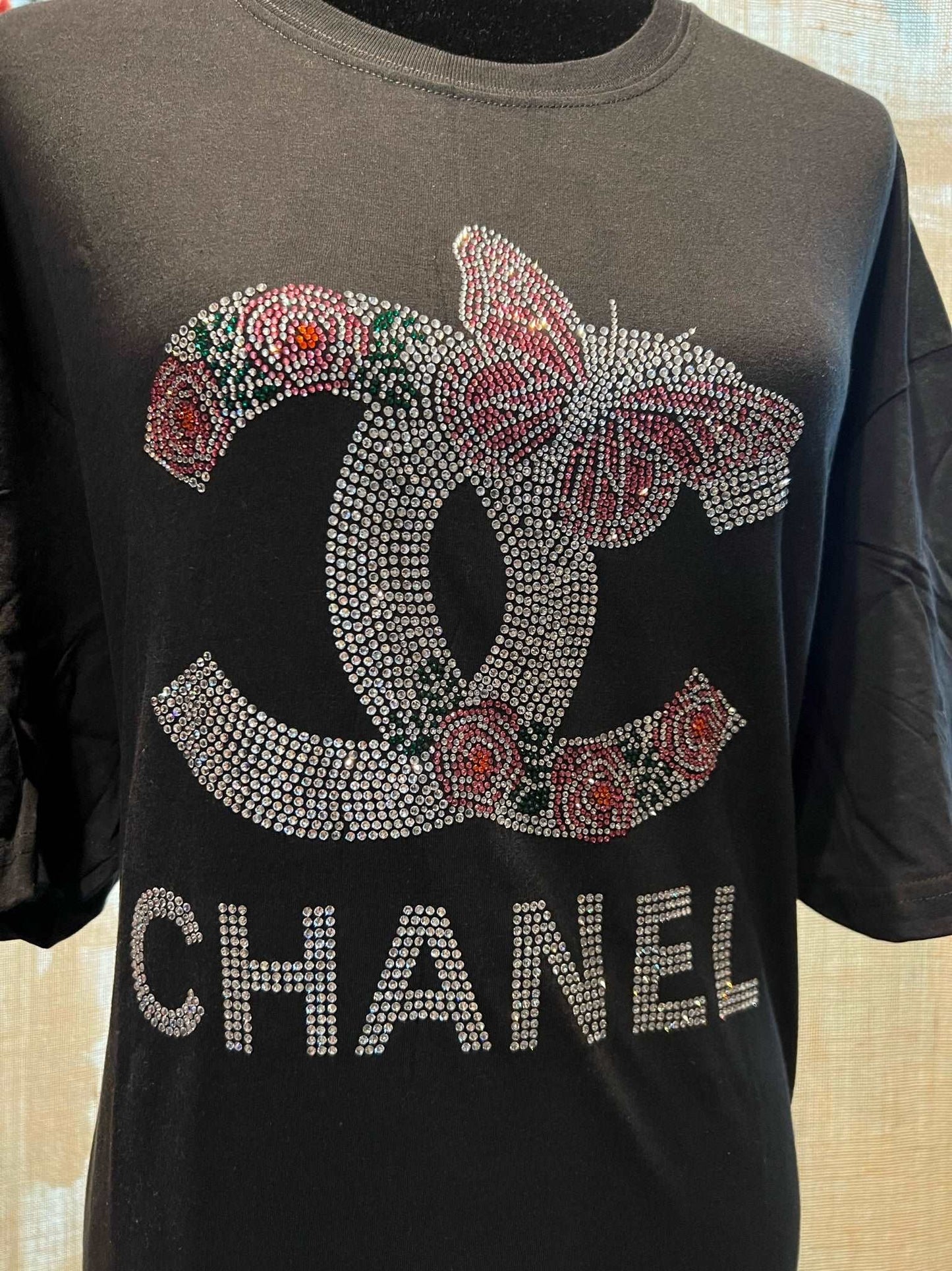 Chic C  Rhinestone T shirt