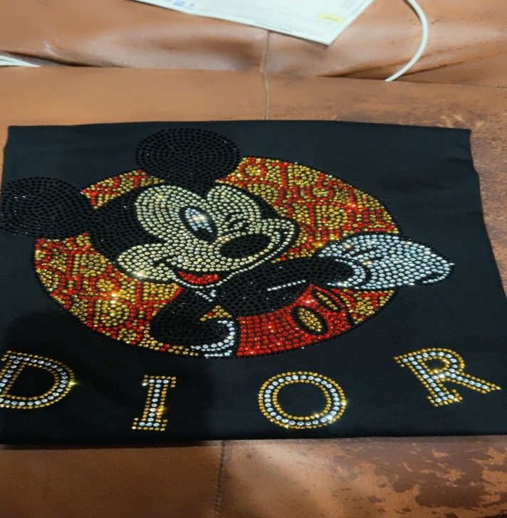 D Mouse  Rhinestone