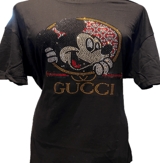 Good Mouse Rhinestone T shirt