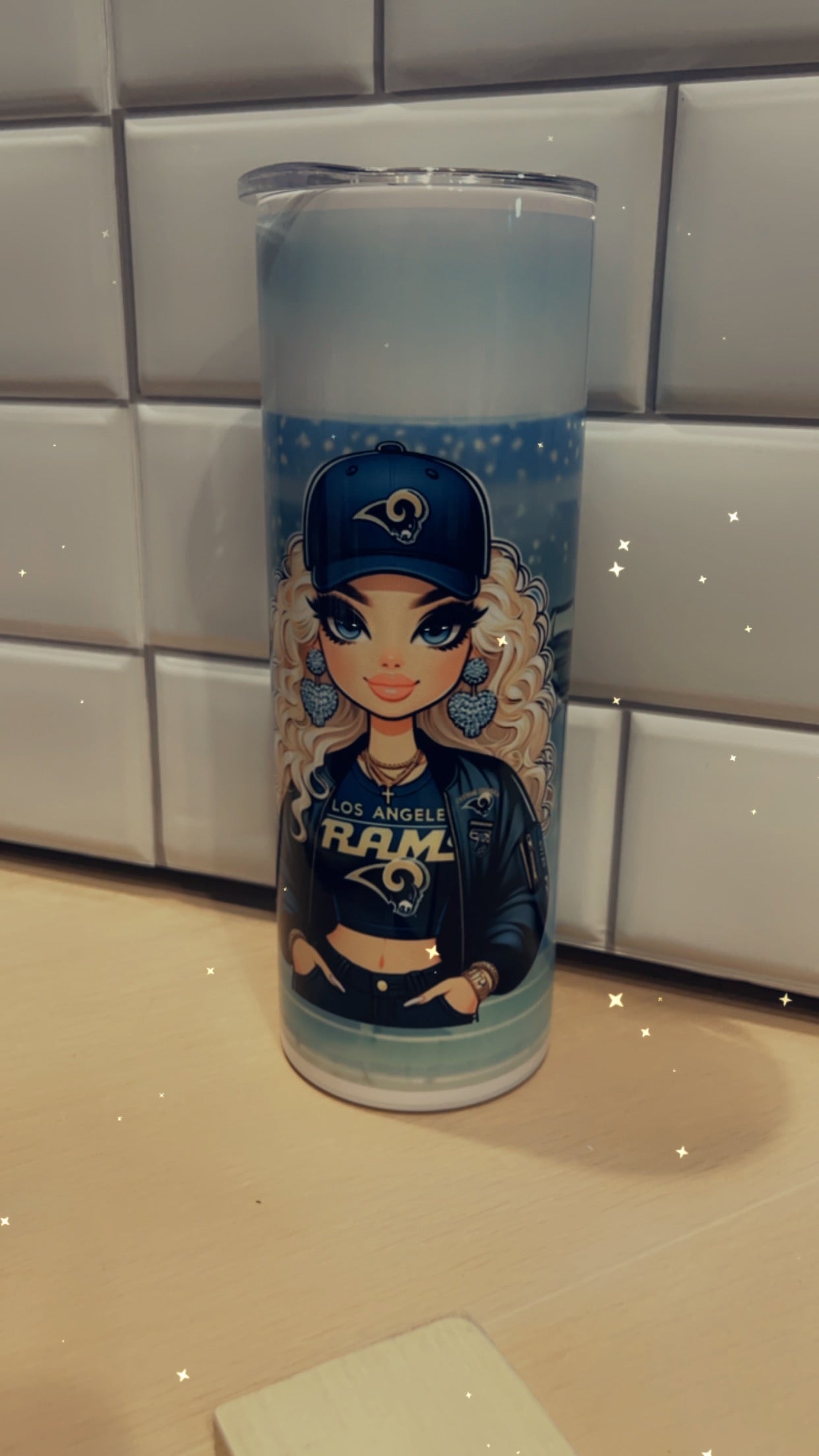 Horn Girl Tumbler