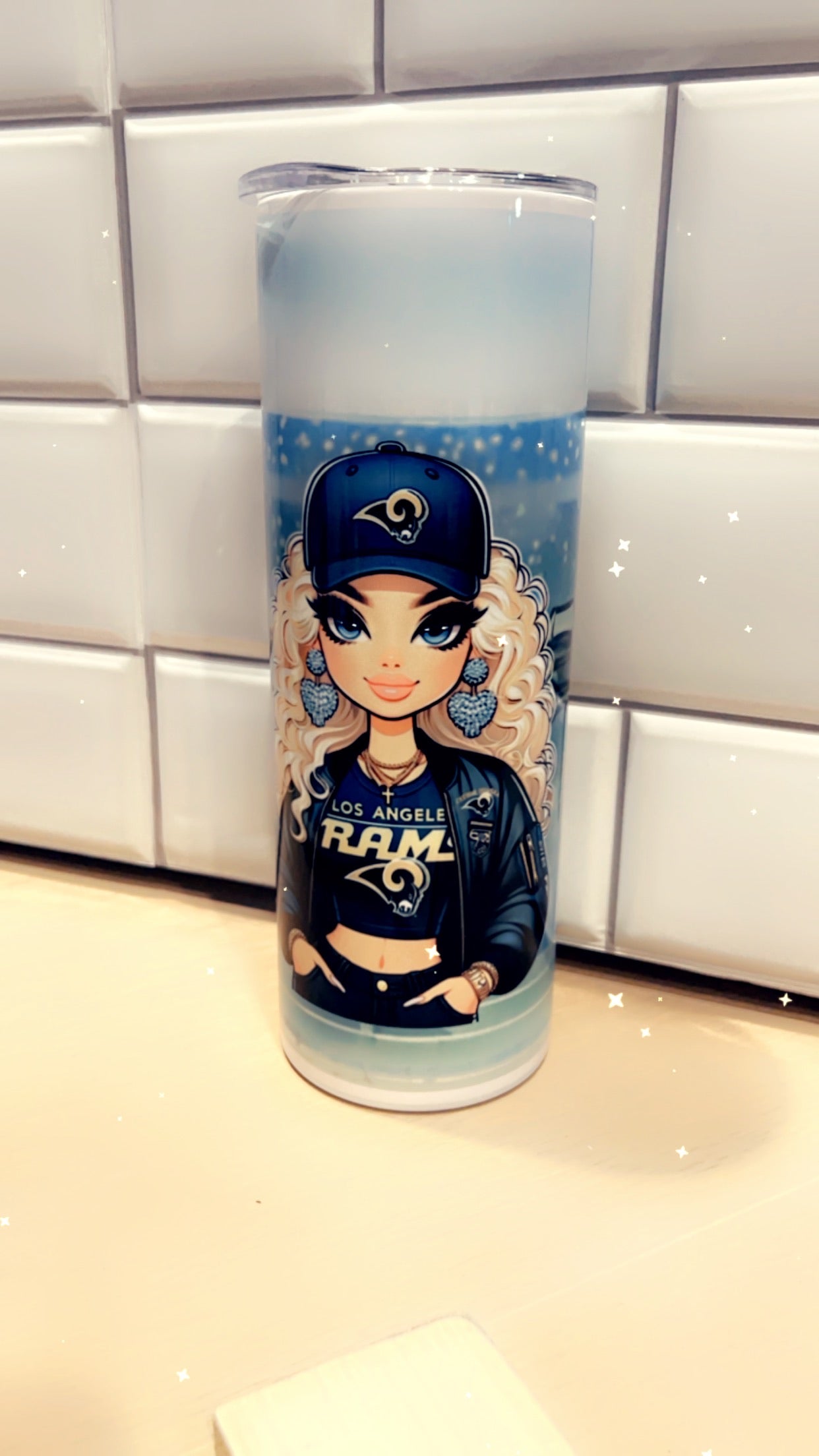 Horn Girl Tumbler