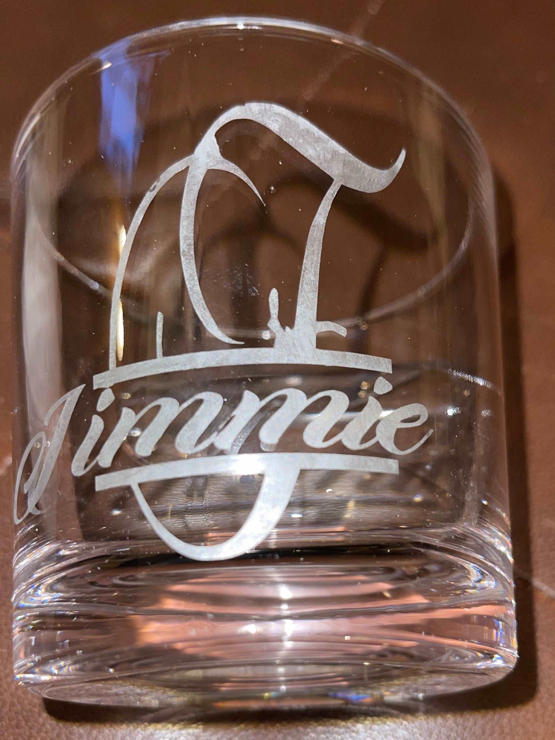 Etched Cigar Glass