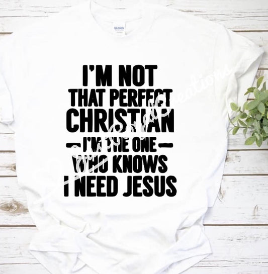 I AM a CHRISTian T shirt